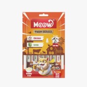 Moow Tavuklu&Kedi Naneli Keçi Sütlü 12gr x 6  Kedi Krema Ödülü