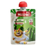 Moow Taze Ördekli&Kızılcıklı Keçi Sütlü Kedi Et Ezmesi 90gr