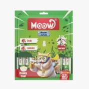 Moow Yengeçli&Istakozlu Keçi Sütlü 12gr x 30'lu Kedi Krema Ödülü