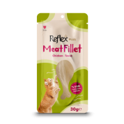 Reflex Plus Meat Fillet / Tavuk Fileto 30 gr – Yüksek Proteinli Kedi Ödülü
