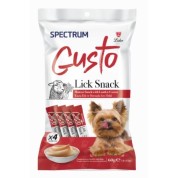 Spectrum Gusto Kuzu Etli ve Havuçlu Sıvı Yetişkin Köpek Ödül Maması 4x15gr
