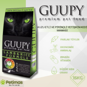 Guupy Kuzu Etli 15 kg Yetişkin Kedi Maması