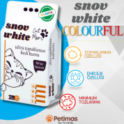  Snow White Colourful İnce Tane Eko 20 Lt Kedi Kumu