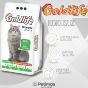  Goldlife Ekonomik Paket Kokusuz İnce Taneli Kedi Kumu 20 Lt
