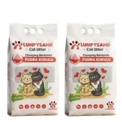 Lumpysand Grey White Bebe Pudralı Ince Kedi Kumu 10 Lt X 2 Adet