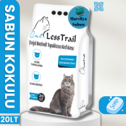  Less Trail 20 Lt İnce Tane Sabun Kokulu Beyaz Bentonit Kedi Kumu