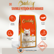 Cuddy Tavuklu 15 kg Yetişkin Kedi Maması
