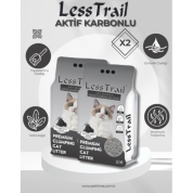 Less Trail Active Carbon Kedi Kumu 10 Lt X2 ADET İnce Taneli