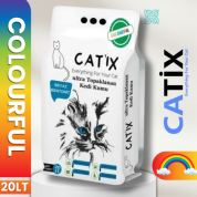 CATİX Colourful Ince Tane Eko 20 lt Kedi Kumu