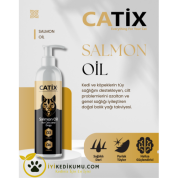 CATİX Omega 3 ve 6 İçerikli Balık Yağı | Kedi ve Köpekler İçin Tüy ve Genel Sağlık Destekleyici