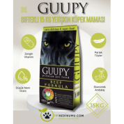 Guupy Dog Biftekli 15 kg Yetişkin Köpek Maması