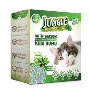 Jungle 6 Lt Karbonlu Grey (Aloe Vera) Kedi Kumu x 3 ADET