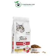 Felicia 1 Kg Kolajenli Kuzulu Az Tahıllı Yetişkin Kedi Maması HypoAllergenic Kedi Maması